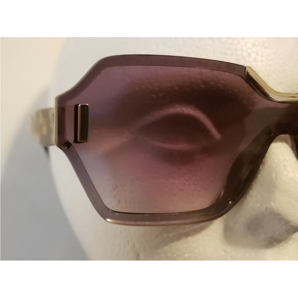 Prada Single Frame Oversized Tortoise Temples Sunglasses - Picture 2 of 12